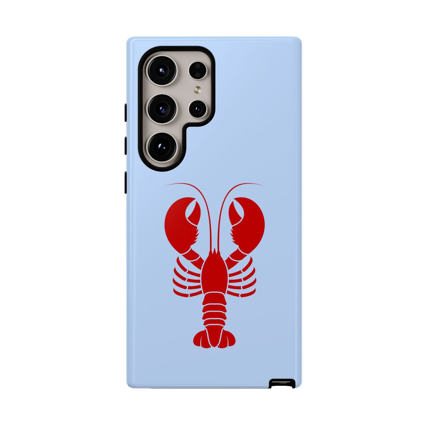Red Lobster on Sky Blue Samsung Case