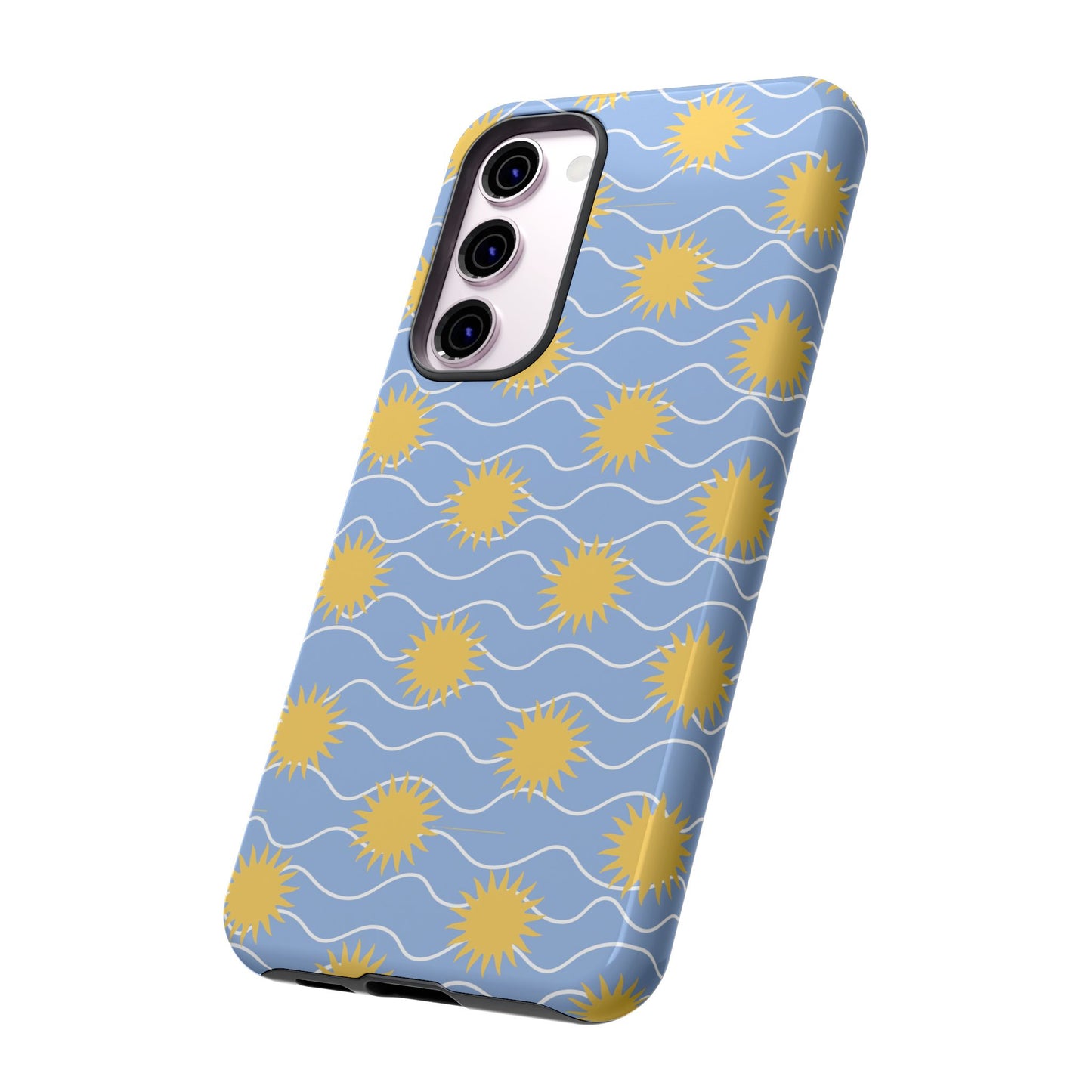 Sunny Waves Blue Samsung Case