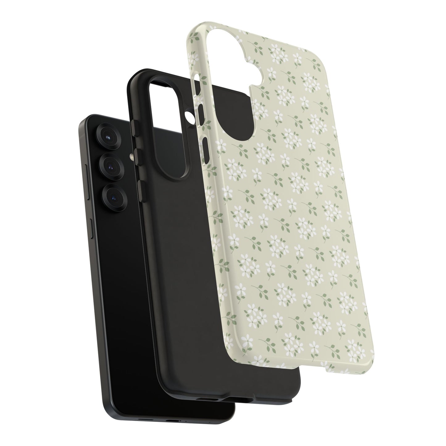 Beige Daisy Bloom Samsung Case