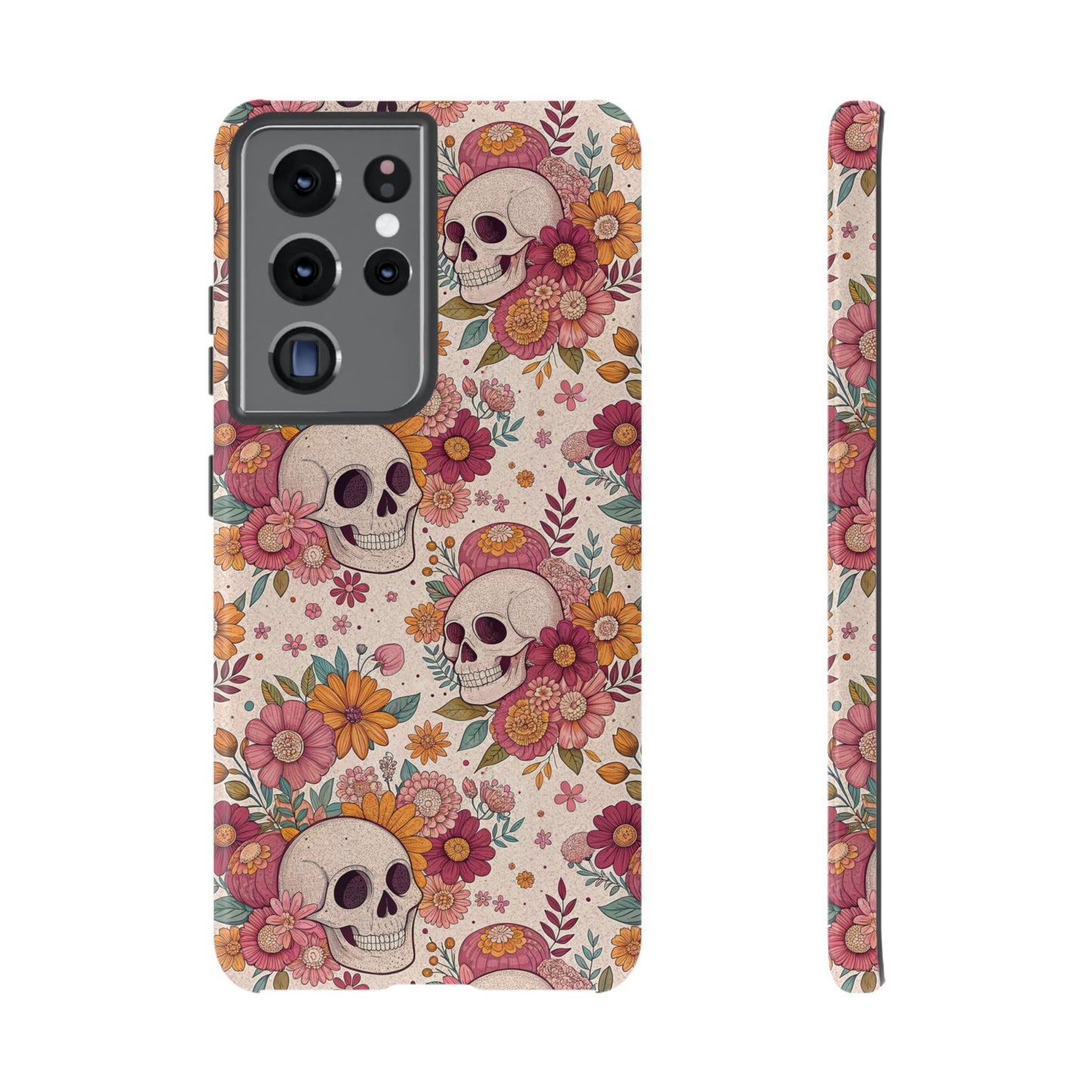 Floral Skull Samsung Case