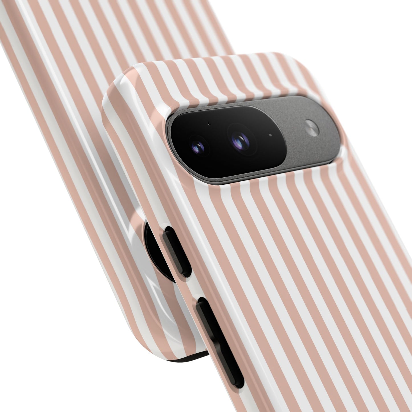Blush & White Stripe Google Pixel Case