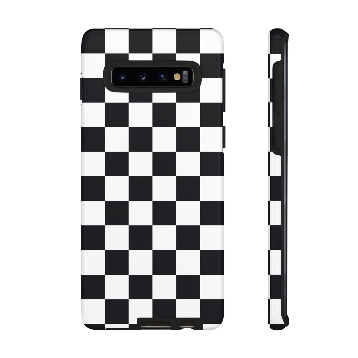 Black & White Checkerboard Samsung Case