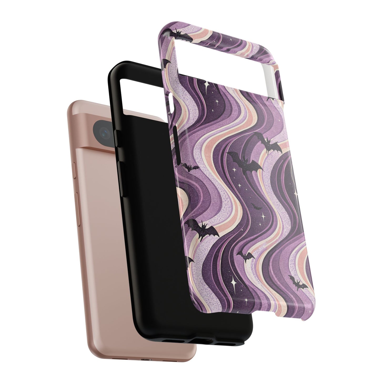 Retro Bats & Swirls Google Pixel Case