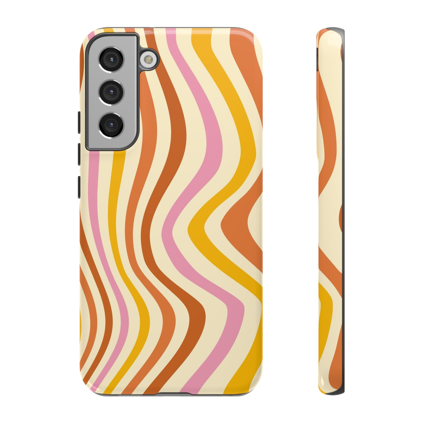 Retro Sunset Wave Samsung Case
