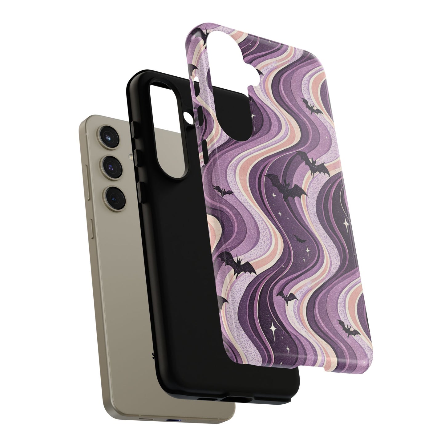 Retro Bats & Swirls Samsung Case