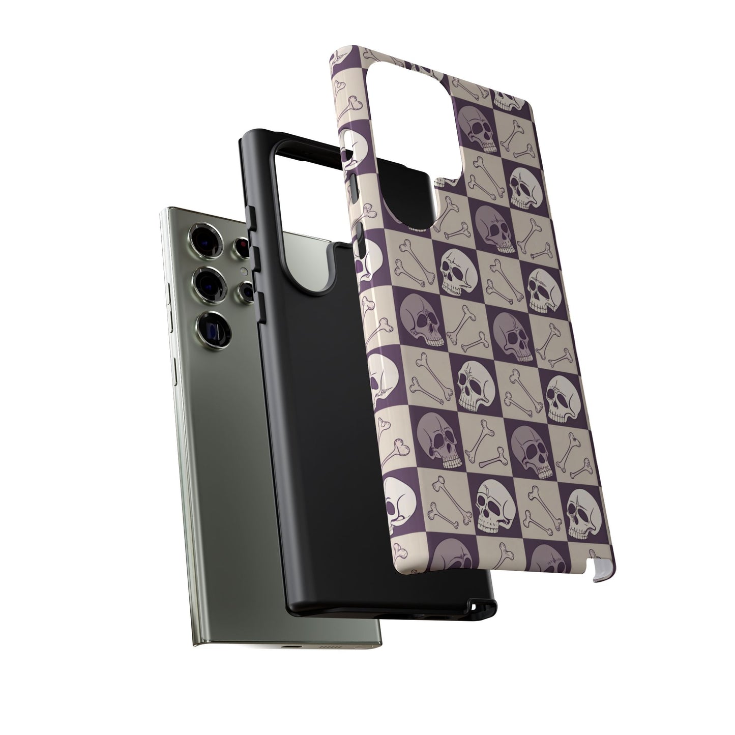 Skull & Bones Checkered Samsung Case