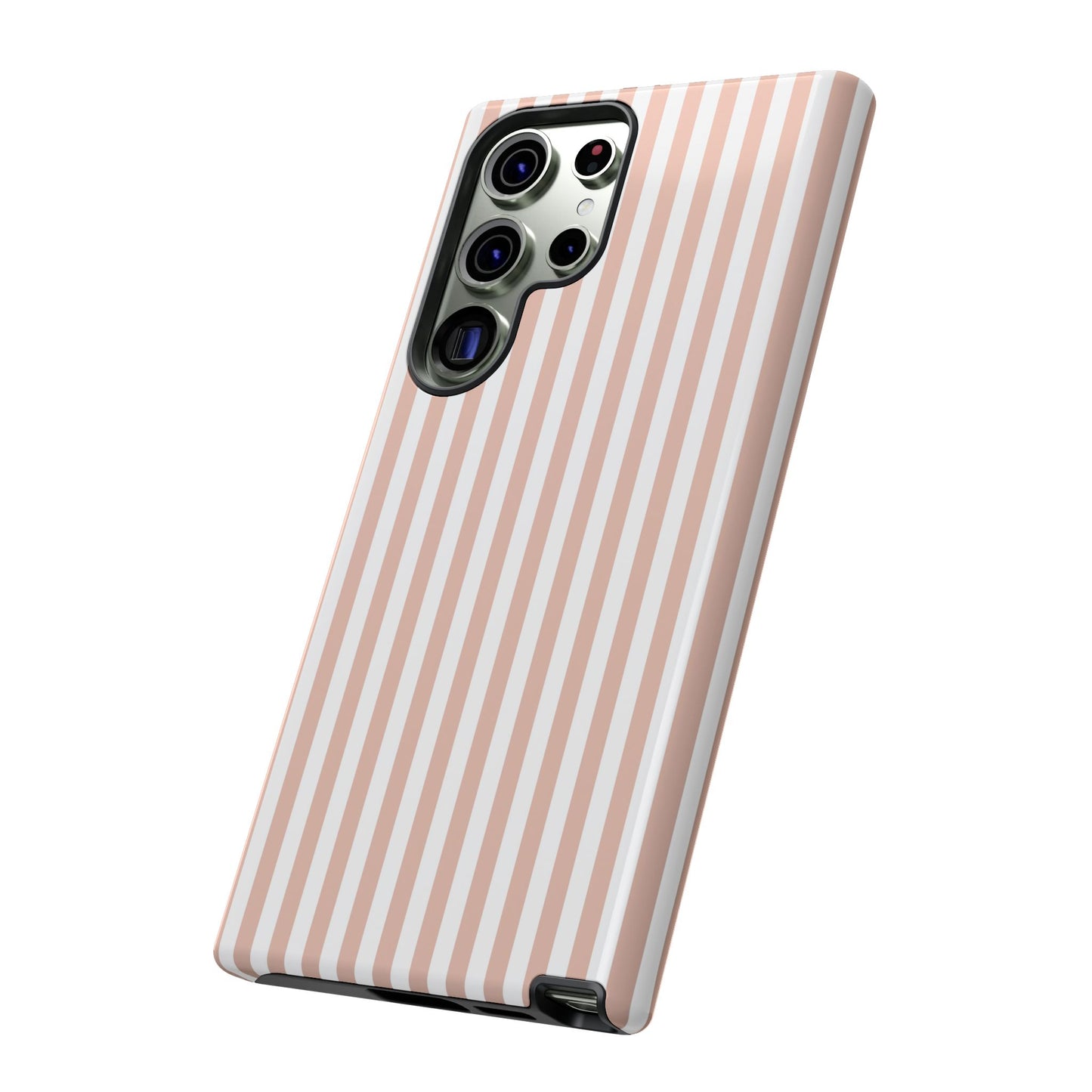 Blush & White Stripe Samsung Case