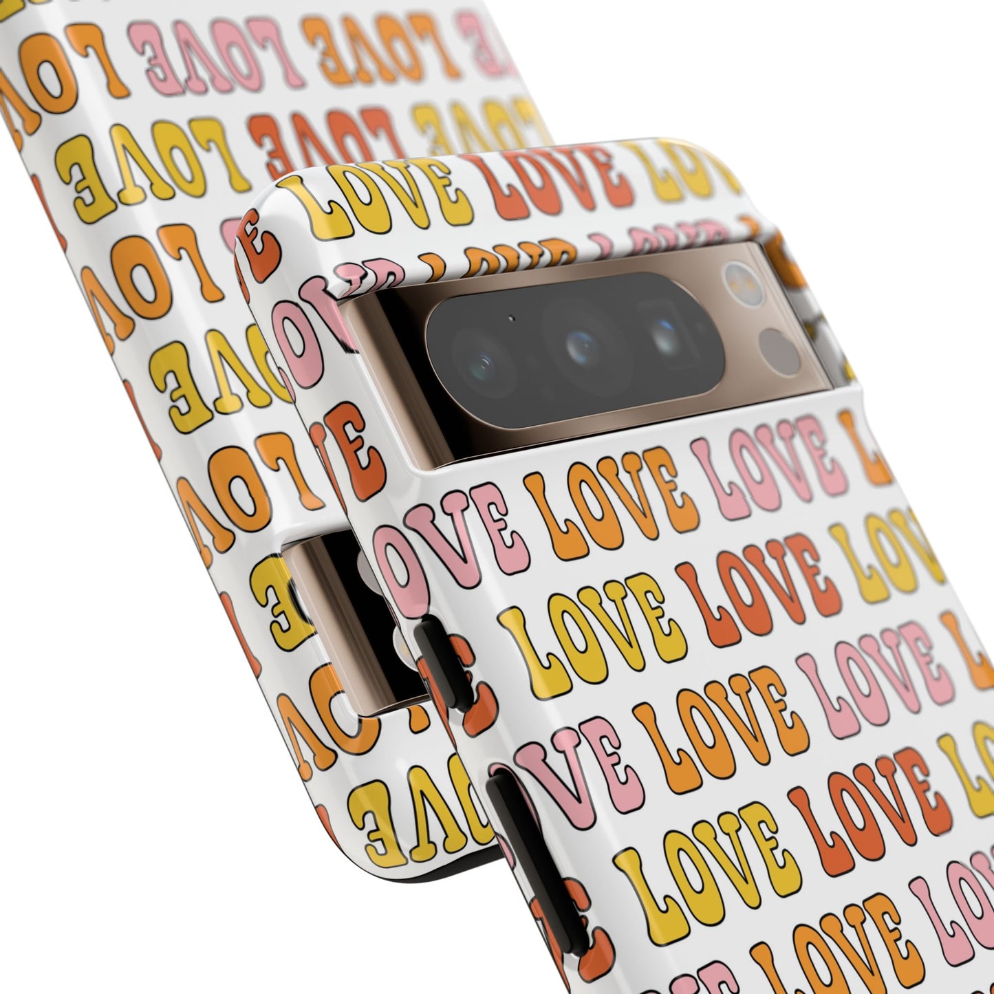 Retro LOVE Typography Google Pixel Case