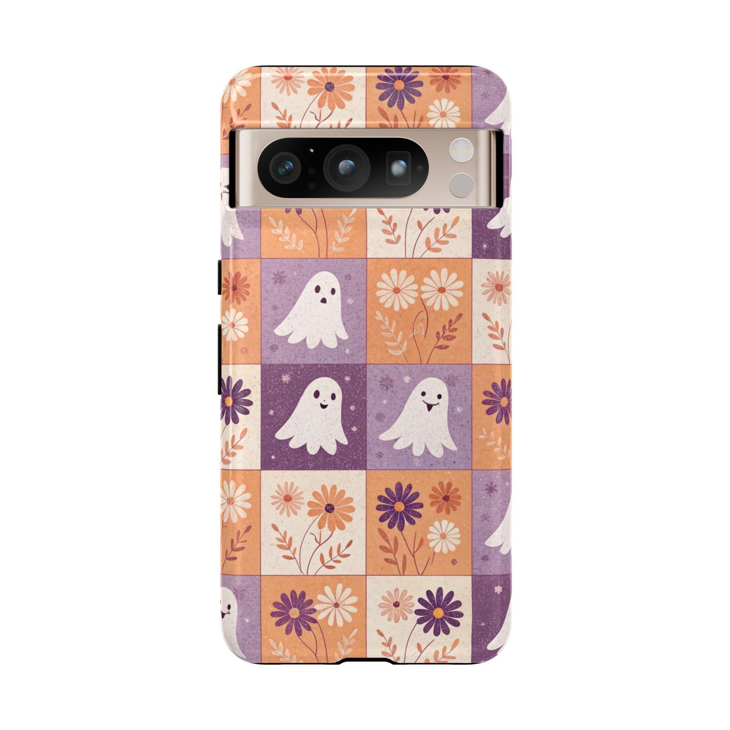 Ghost Floral Checkerboard Google Pixel Case