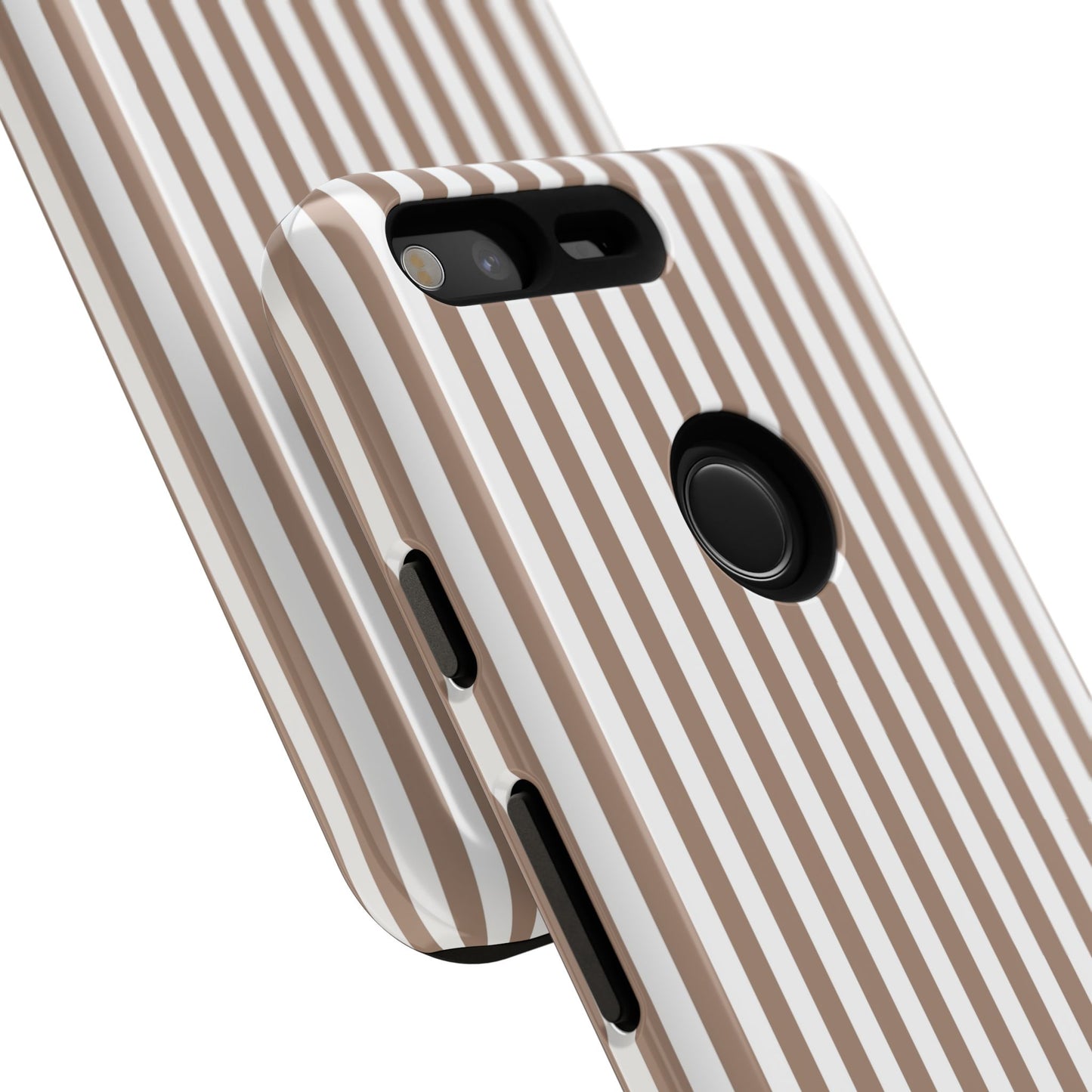 Beige & White Stripe Google Pixel Case