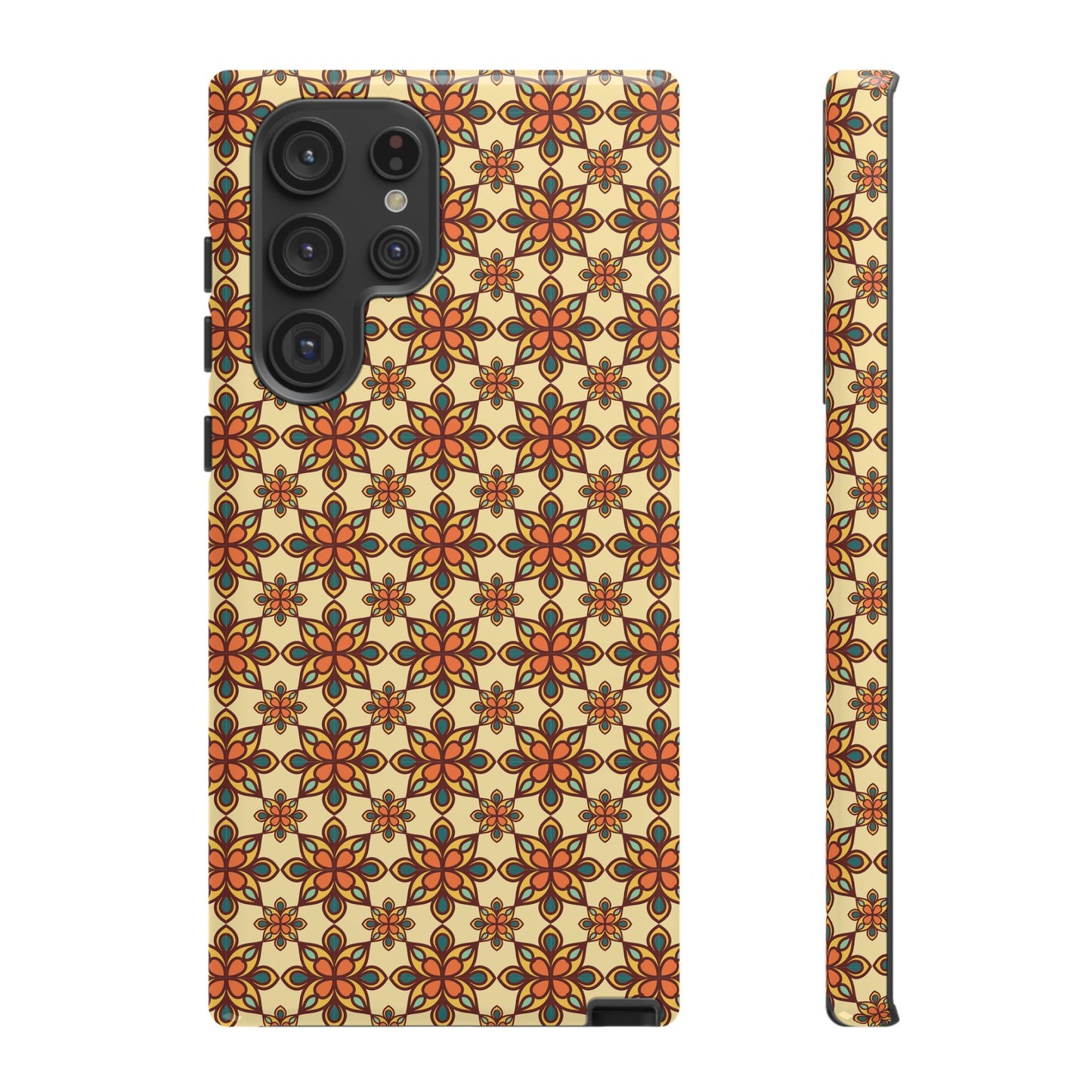 Retro Mandala Floral Samsung Galaxy Case