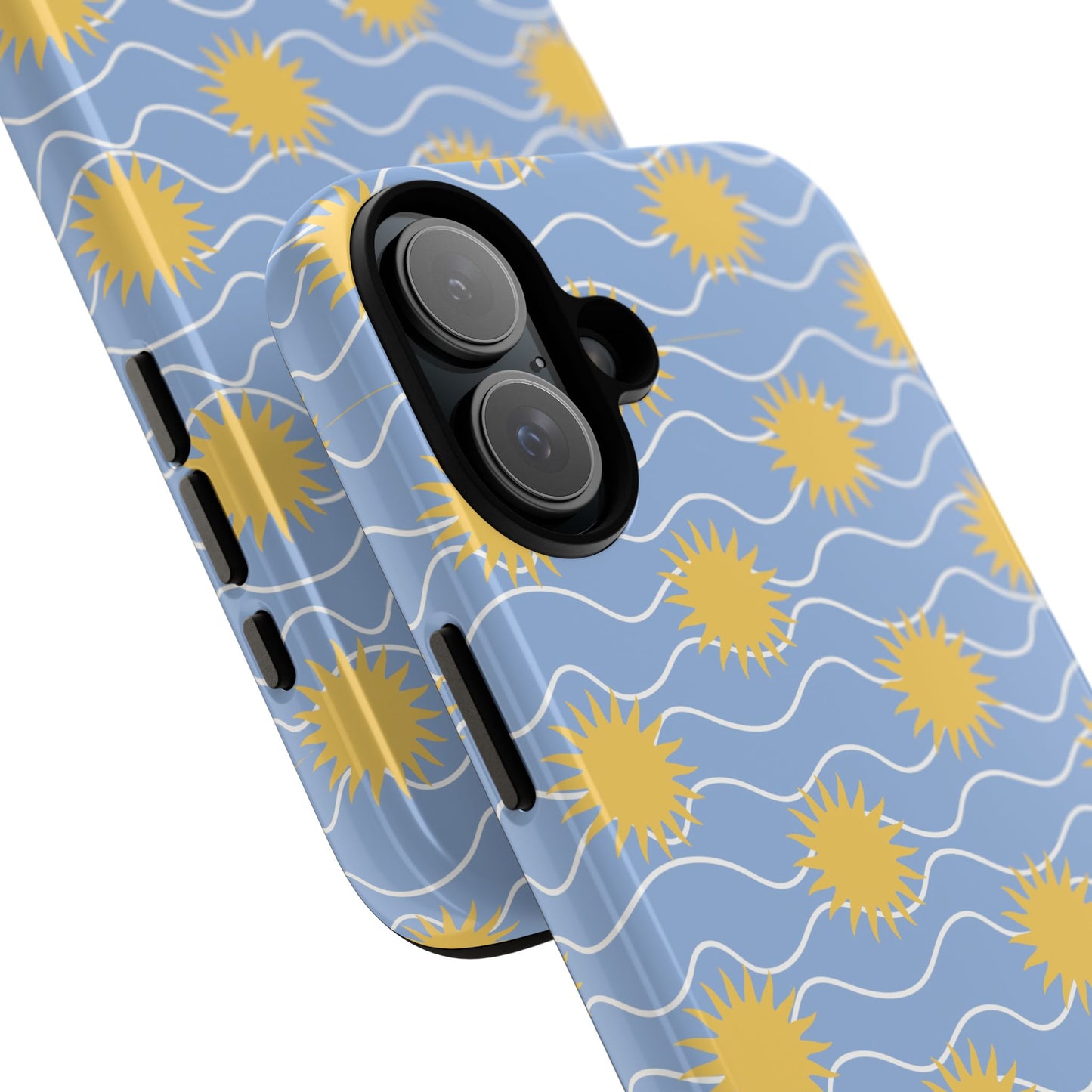 Sunny Waves Blue iPhone Case