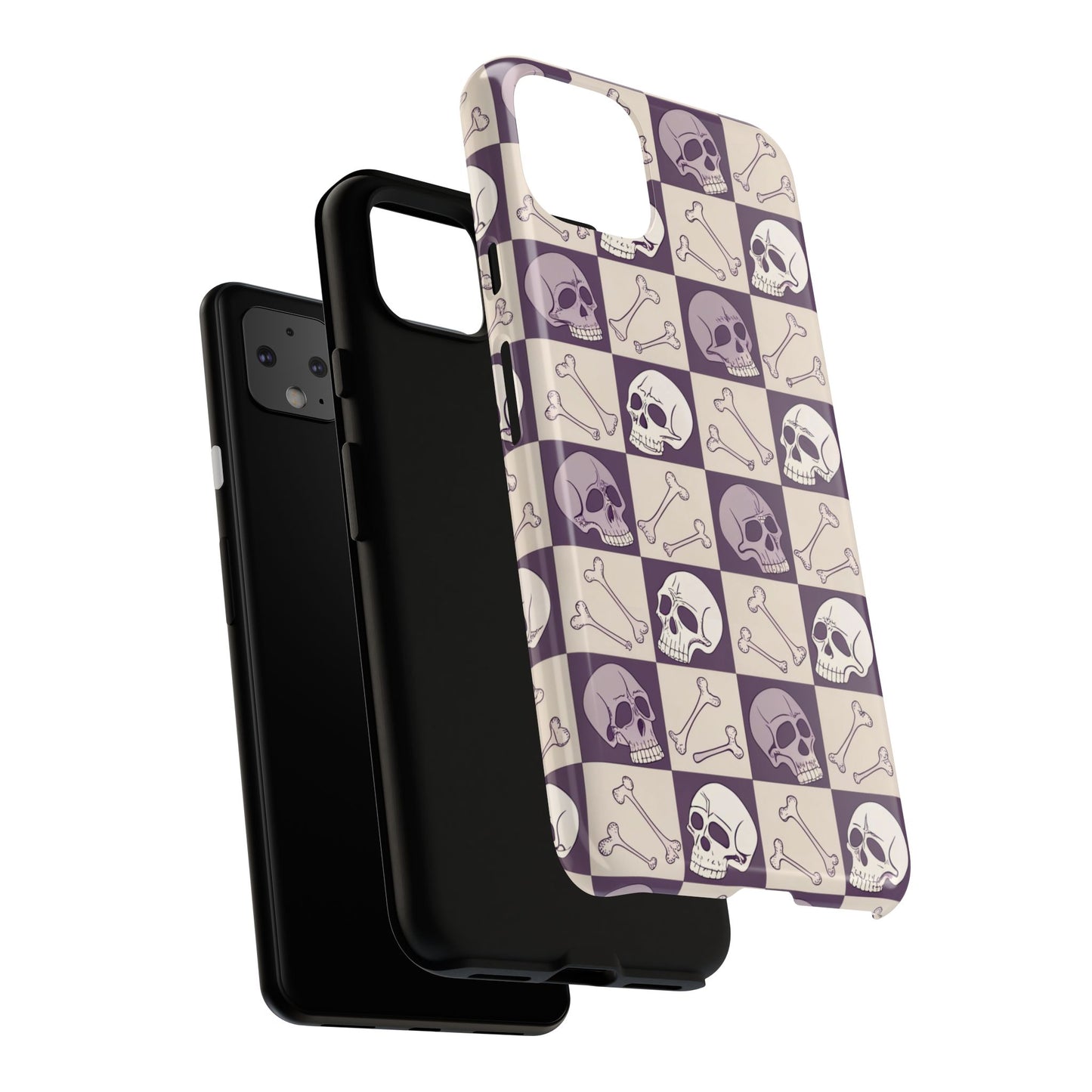 Skull & Bones Checkered Google Pixel Case