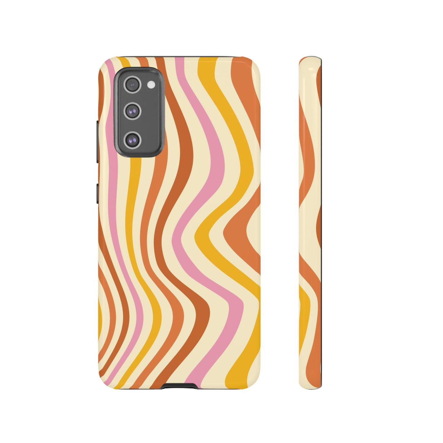 Retro Sunset Wave Samsung Case
