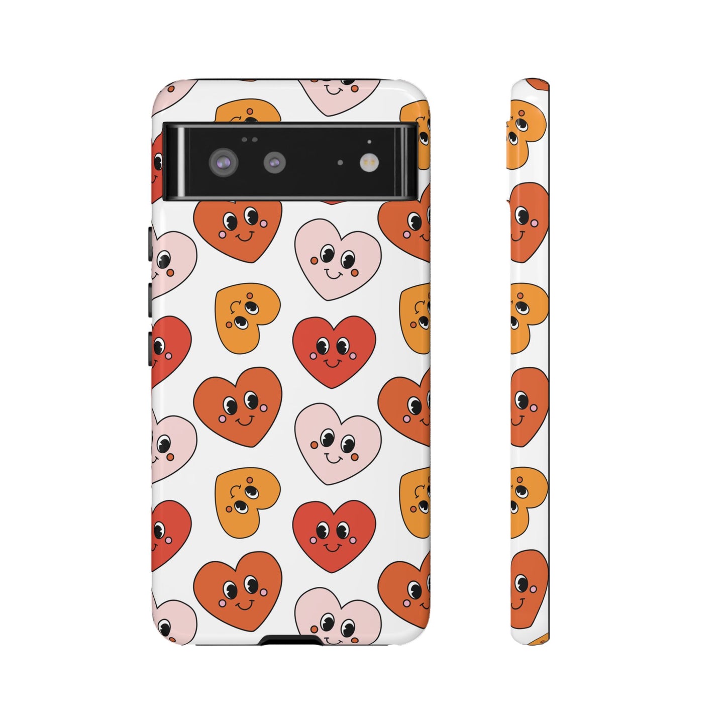 Smiley Heart Faces Google Pixel Case