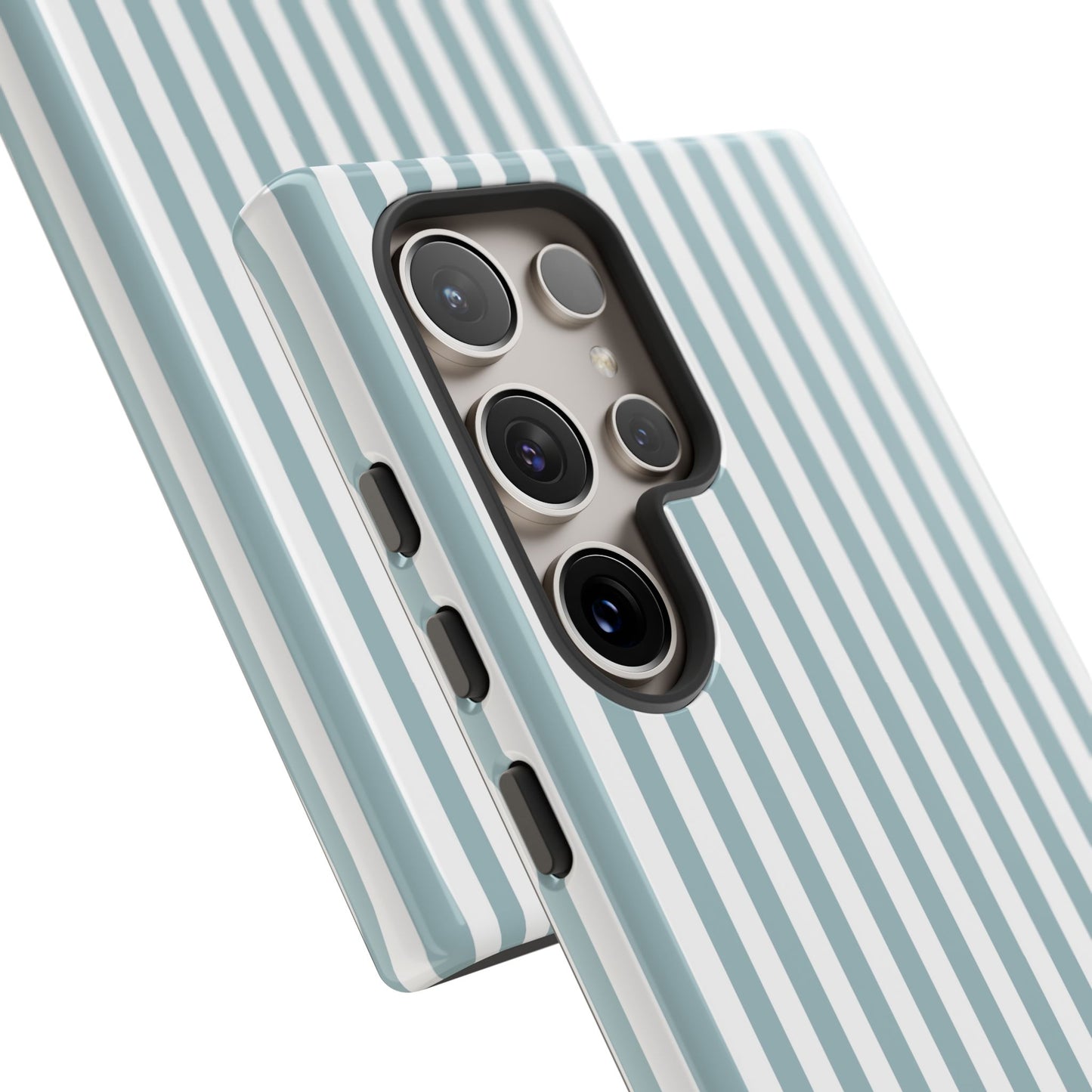 Blue & White Stripe Samsung Case