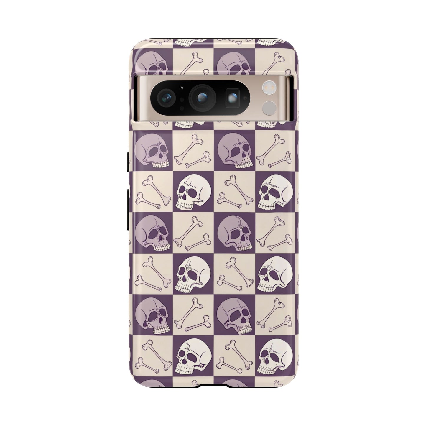 Skull & Bones Checkered Google Pixel Case