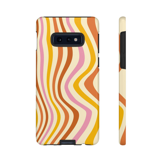 Retro Sunset Wave Samsung Case