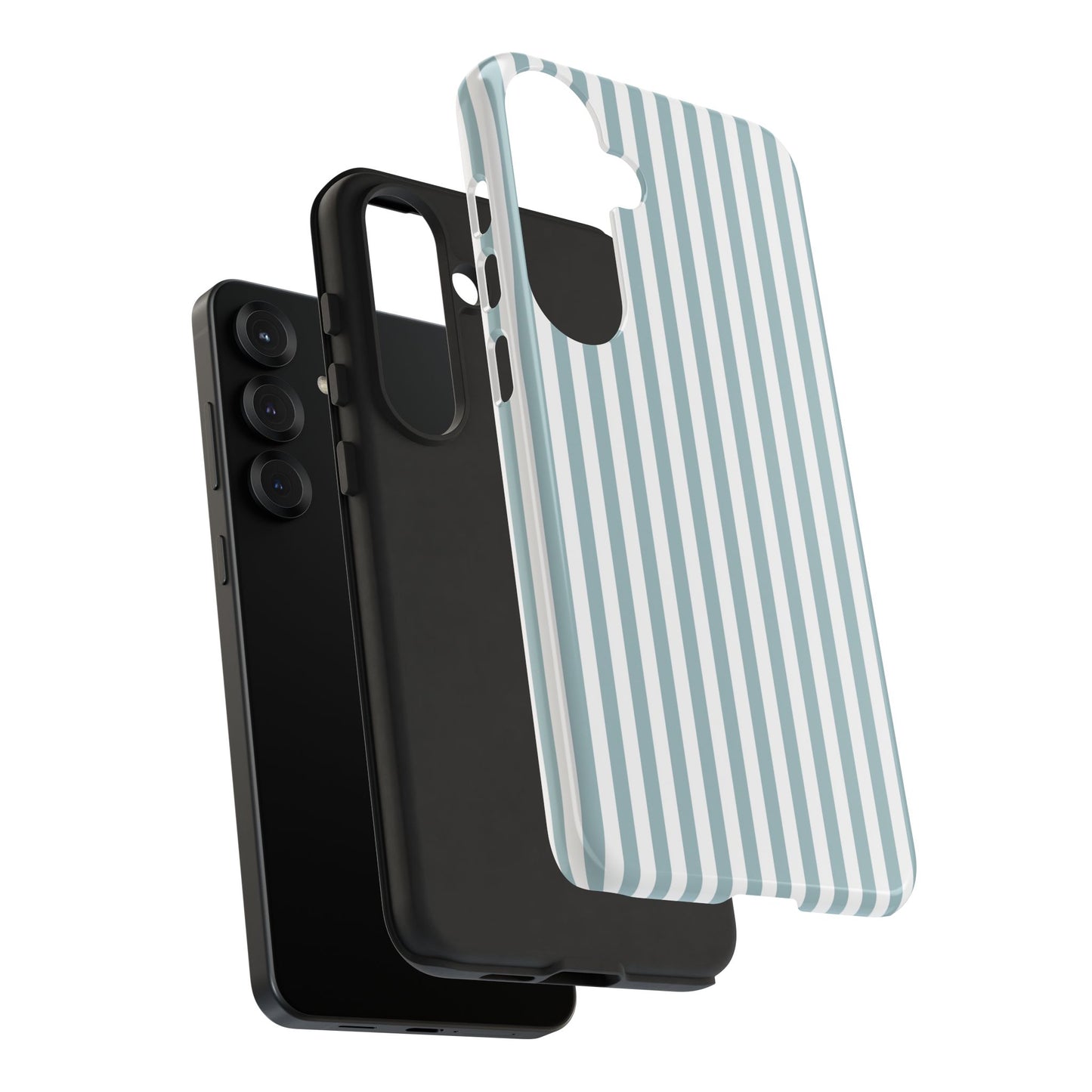 Blue & White Stripe Samsung Case