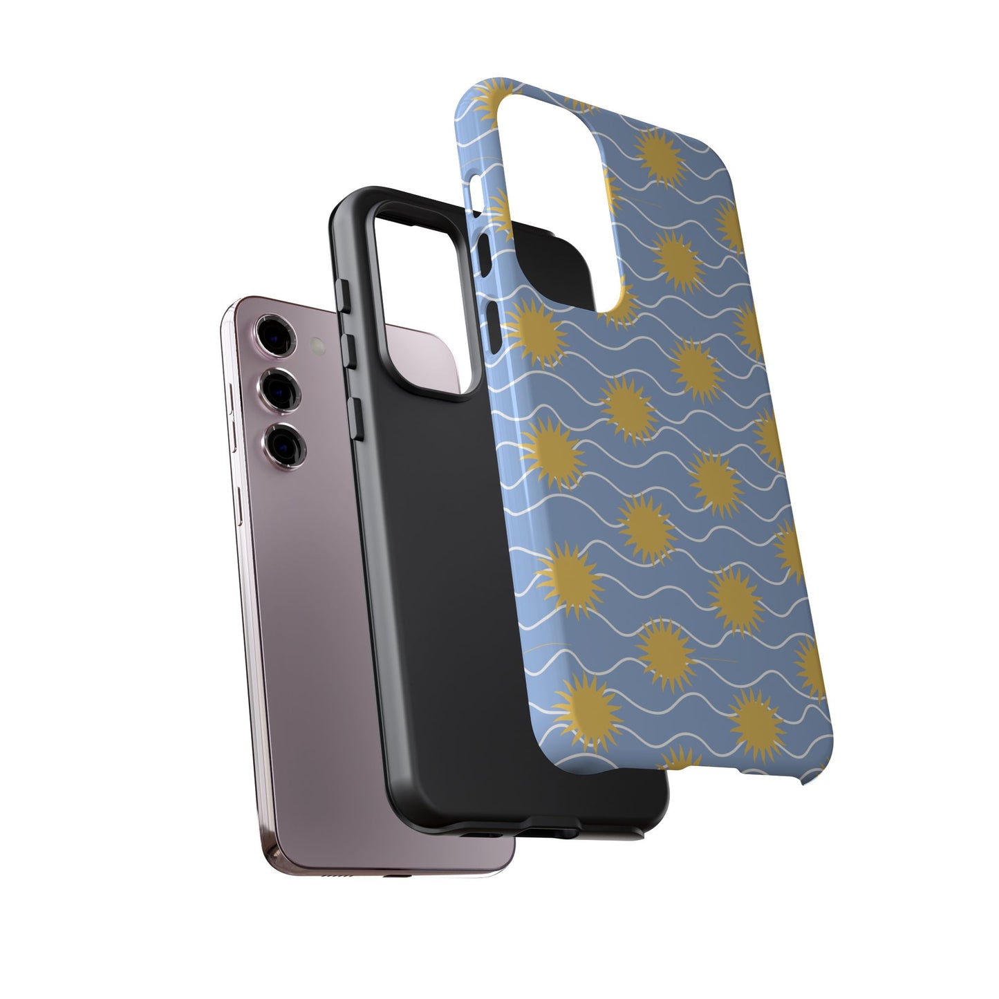 Sunny Waves Blue Samsung Case