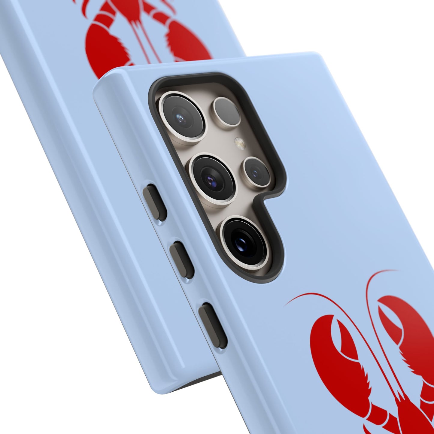 Red Lobster on Sky Blue Samsung Case