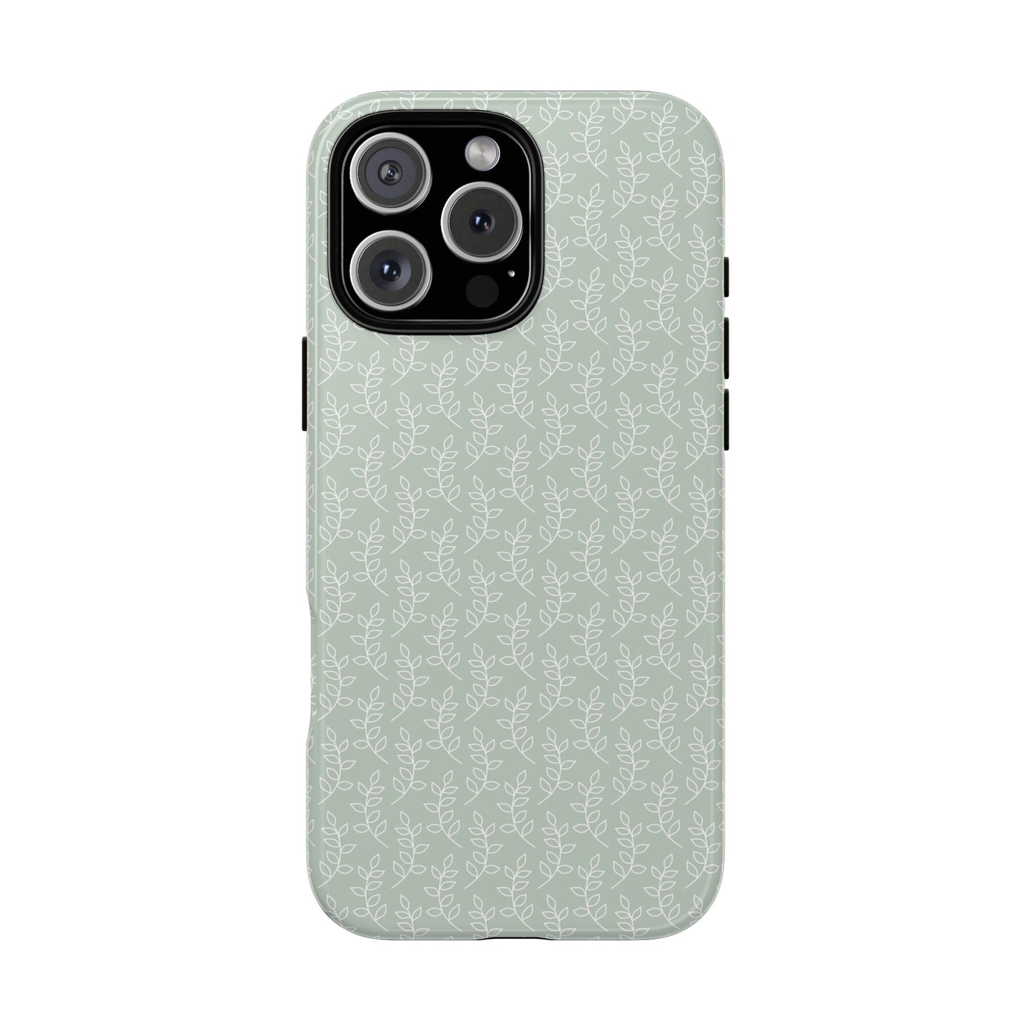 Minimal Leaf Print iPhone Case