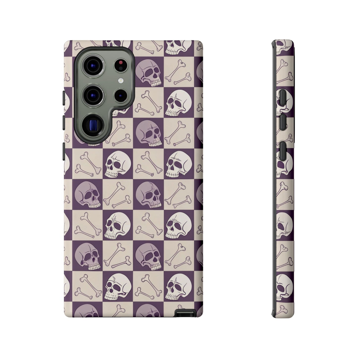 Skull & Bones Checkered Samsung Case