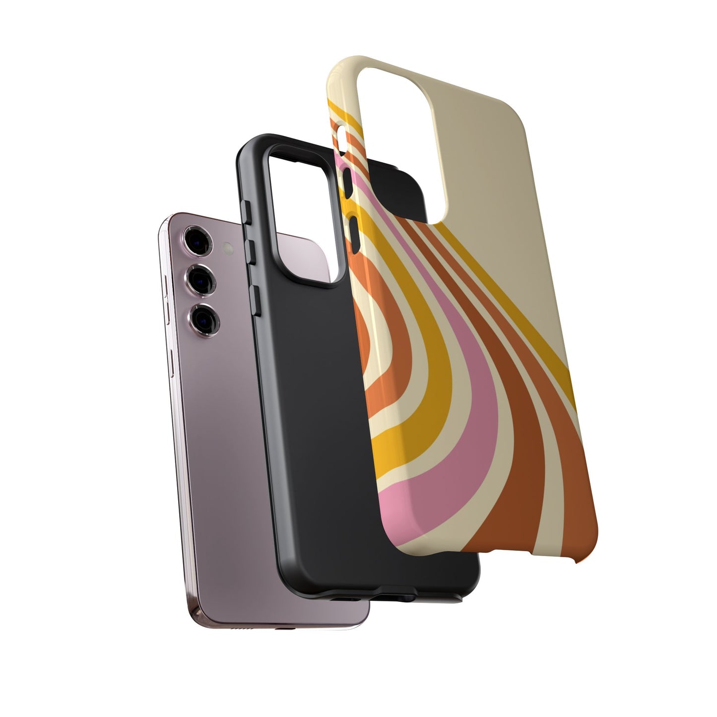 Retro Wave Swirl Samsung Case
