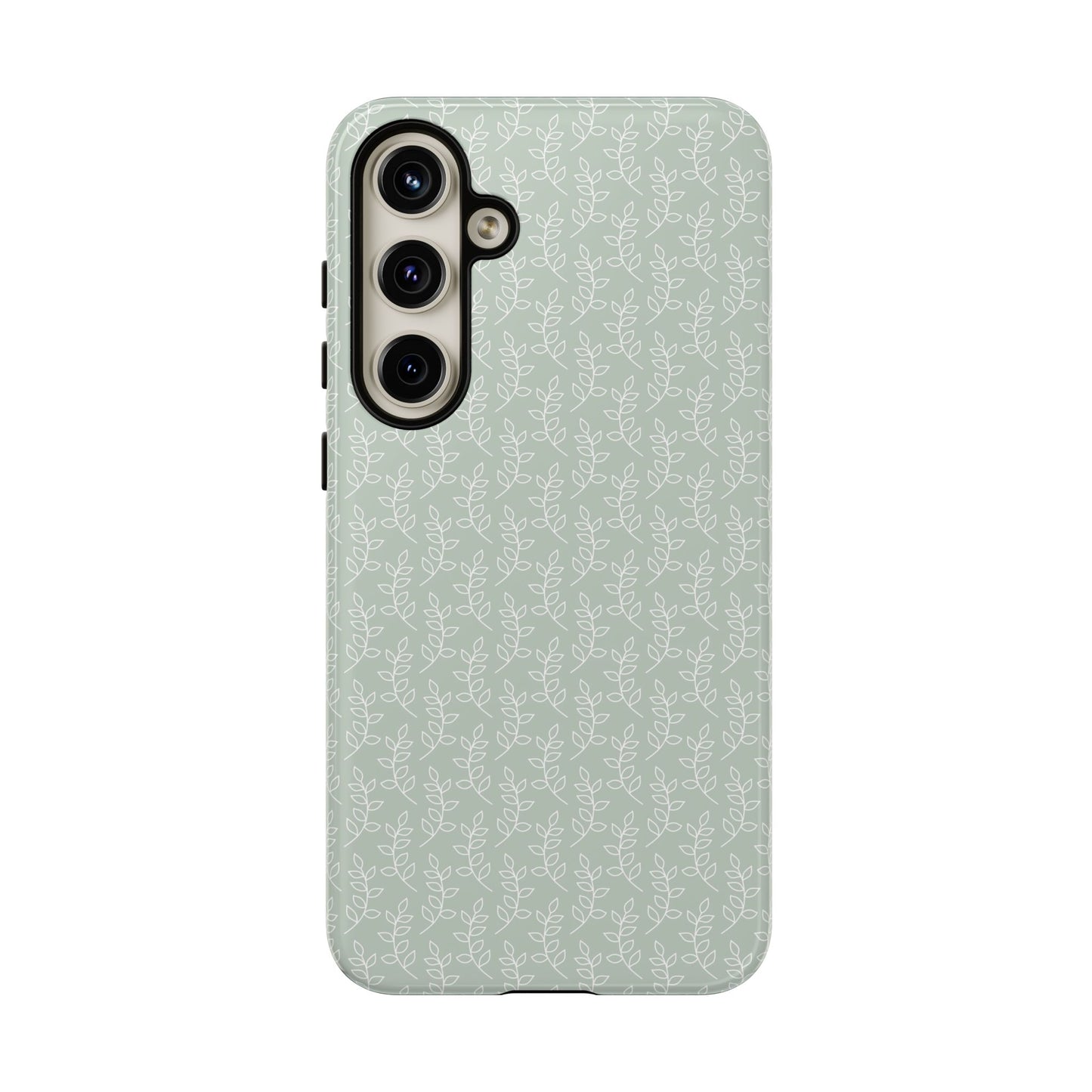 Minimal Leaf Print Samsung Case