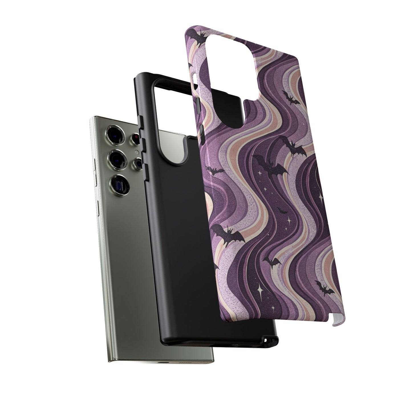 Retro Bats & Swirls Samsung Case