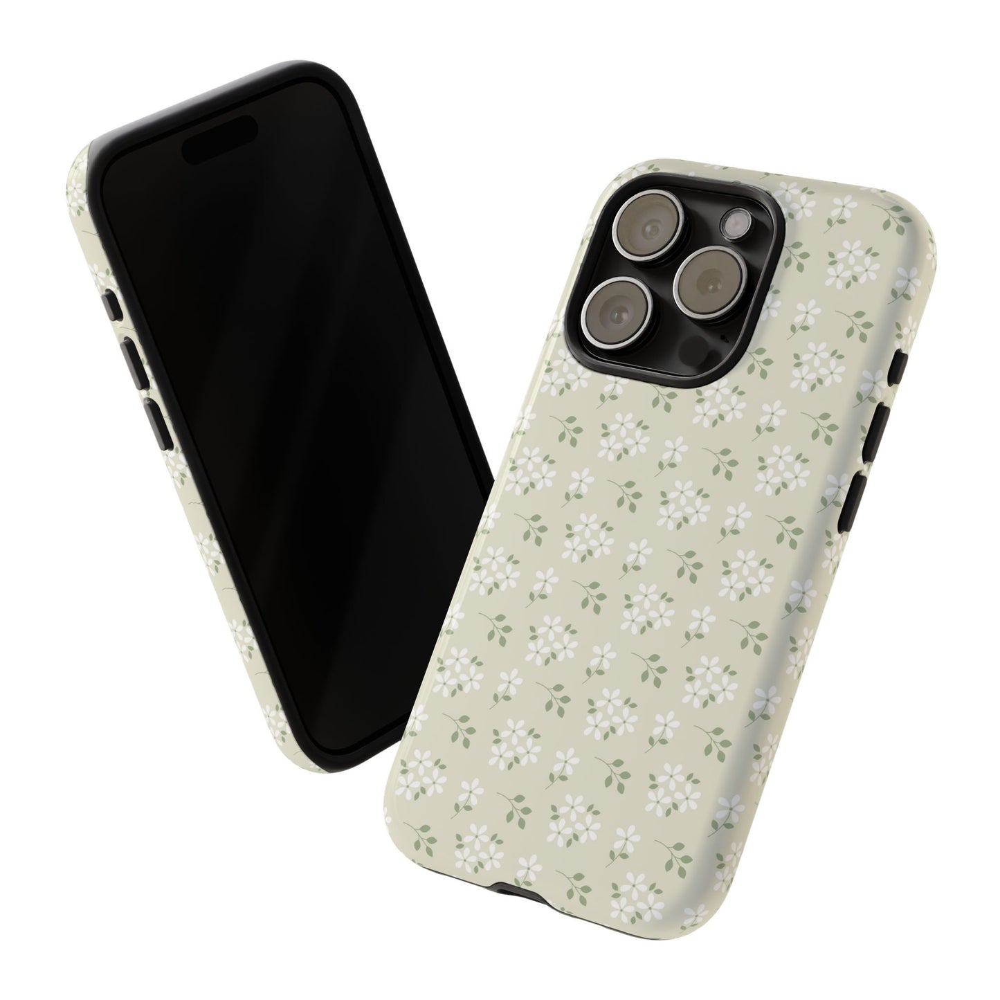 Beige Daisy Bloom iPhone Case