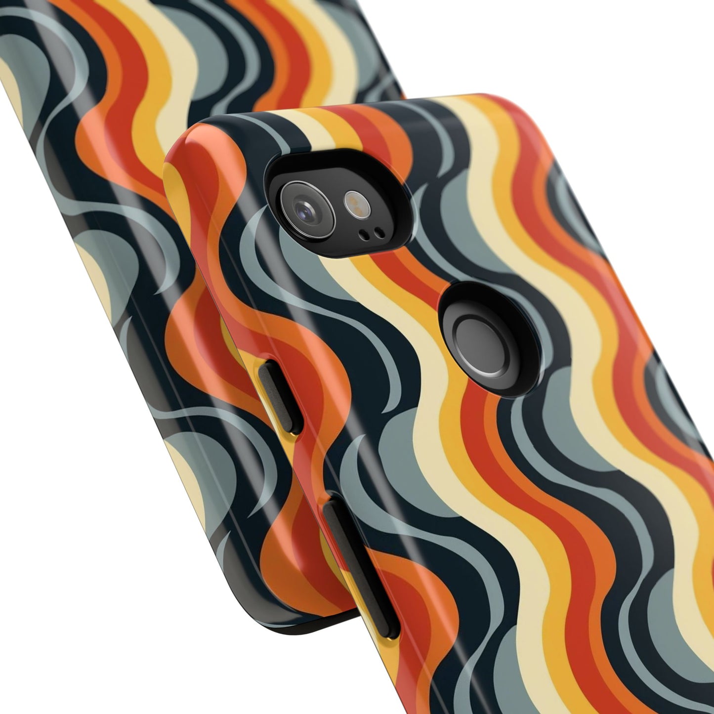 Retro Wavy Stripe Google Pixel Case
