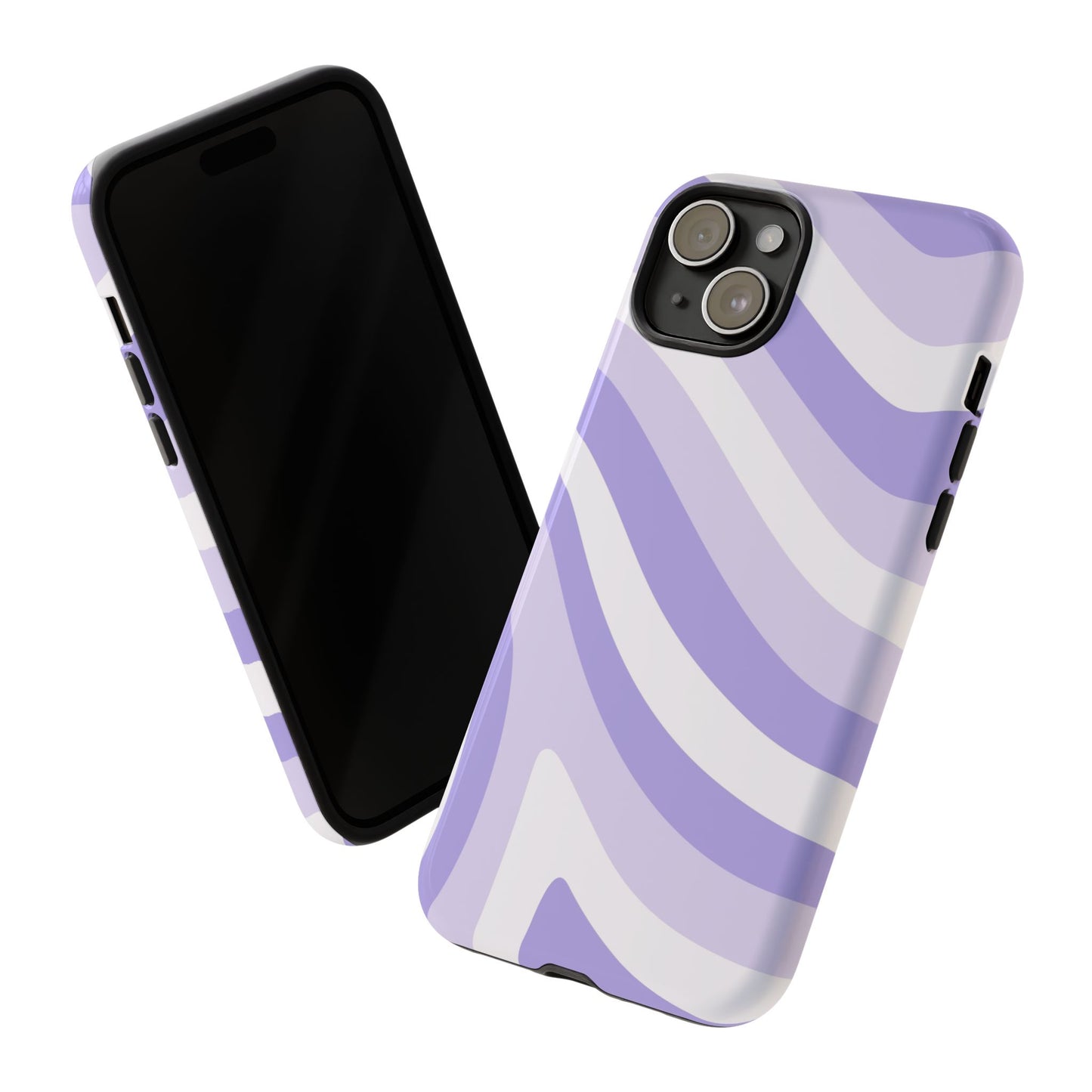 Lavender Wave Abstract iPhone Case