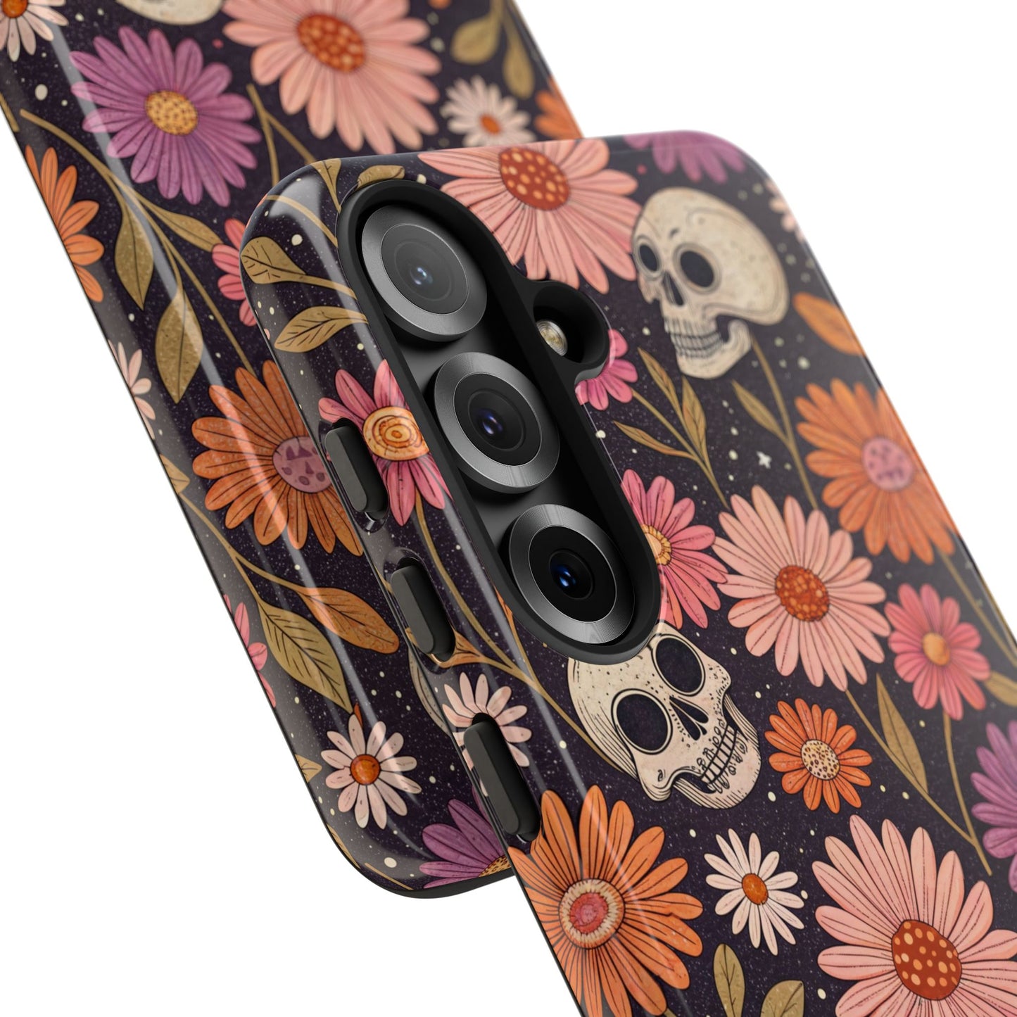 Skulls & Fall Florals Samsung Case