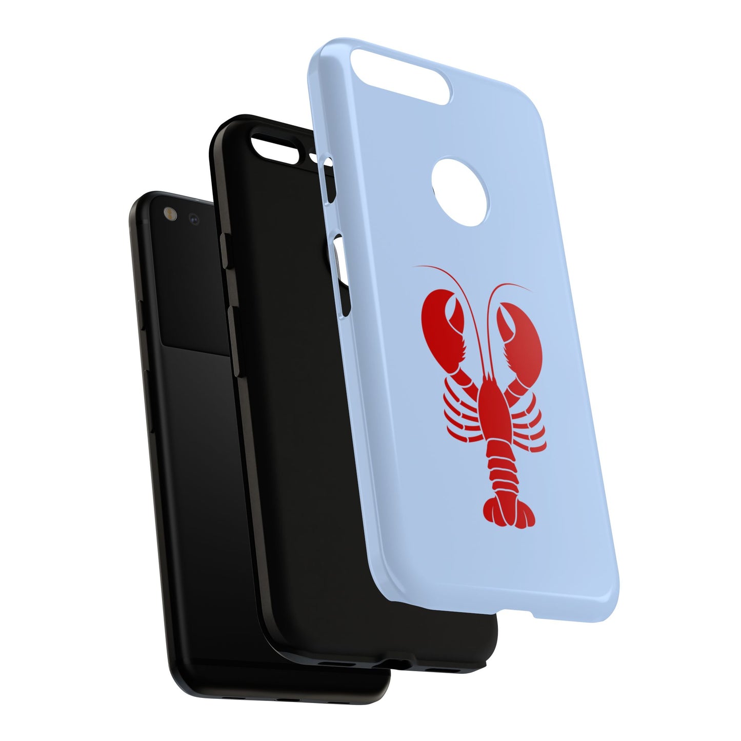 Red Lobster on Sky Blue Google Pixel Case