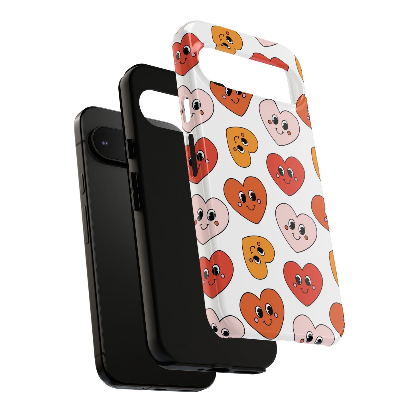 Smiley Heart Faces Google Pixel Case