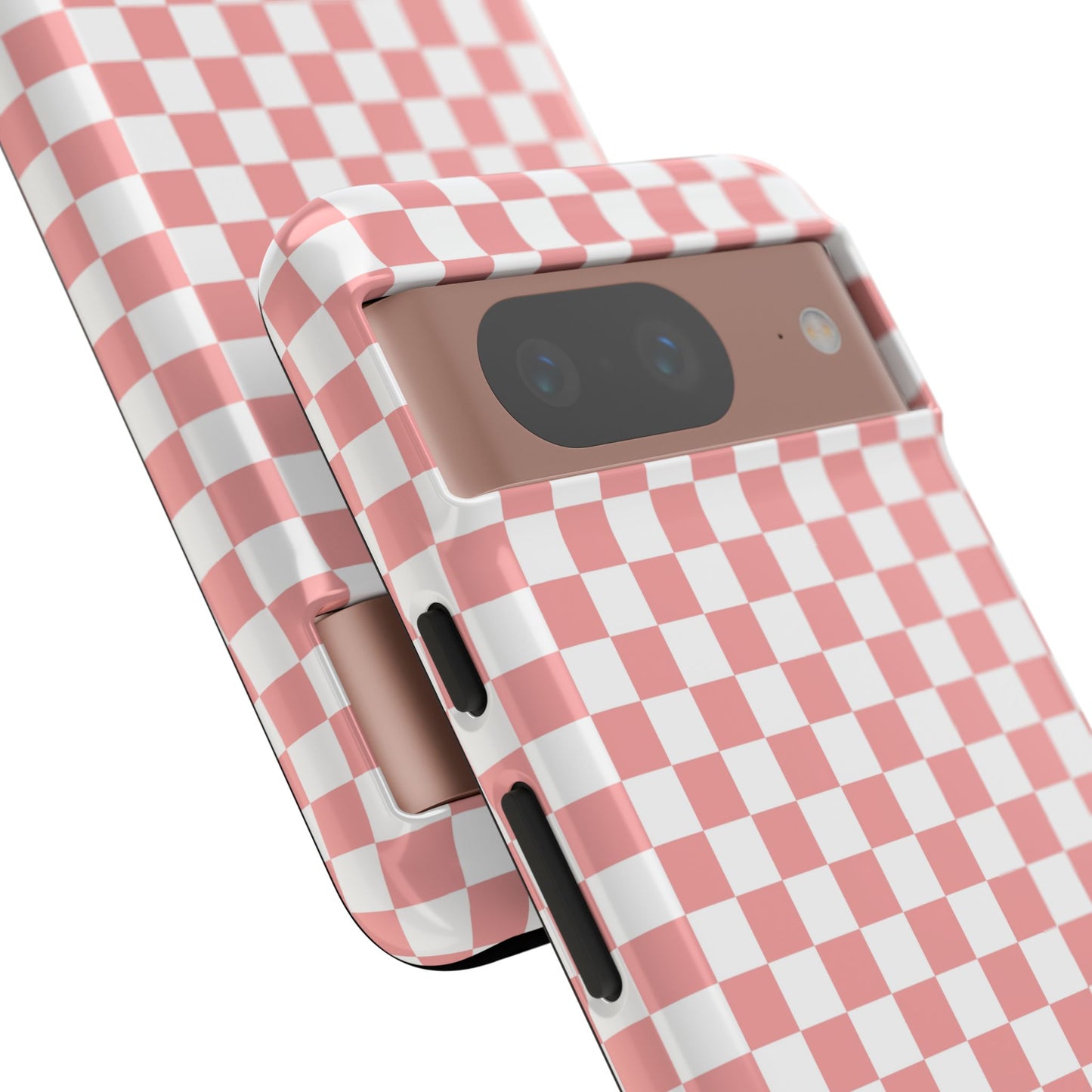 Pink Checkerboard Google Pixel Case