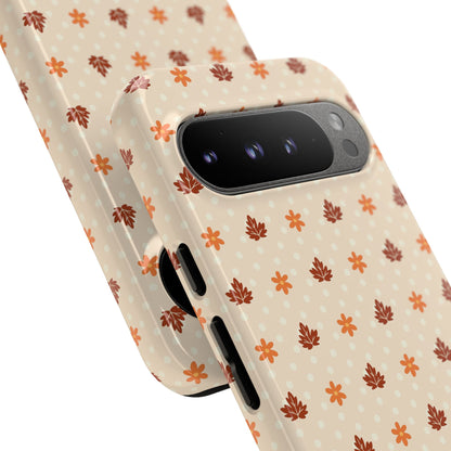 Beige Fall Floral Polka Dot Google Pixel Case