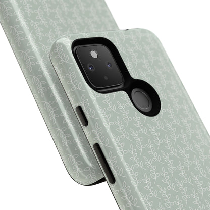 Minimal Leaf Print Google Pixel Case