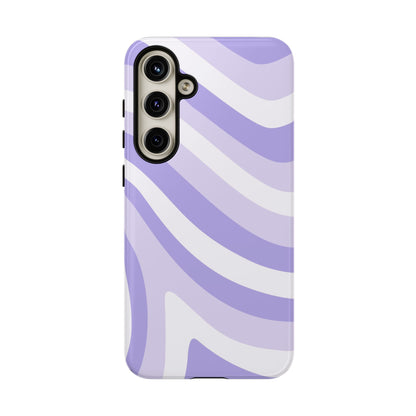 Lavender Wave Abstract Samsung Case