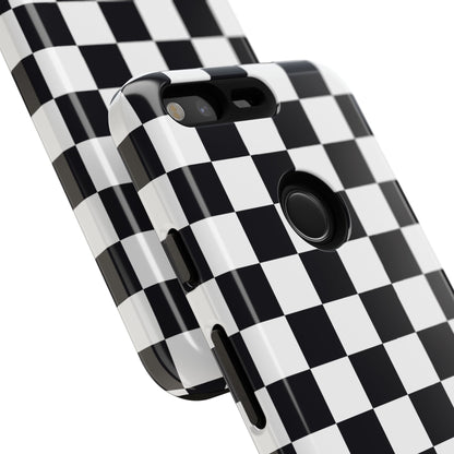 Black & White Checkerboard Google Pixel Case