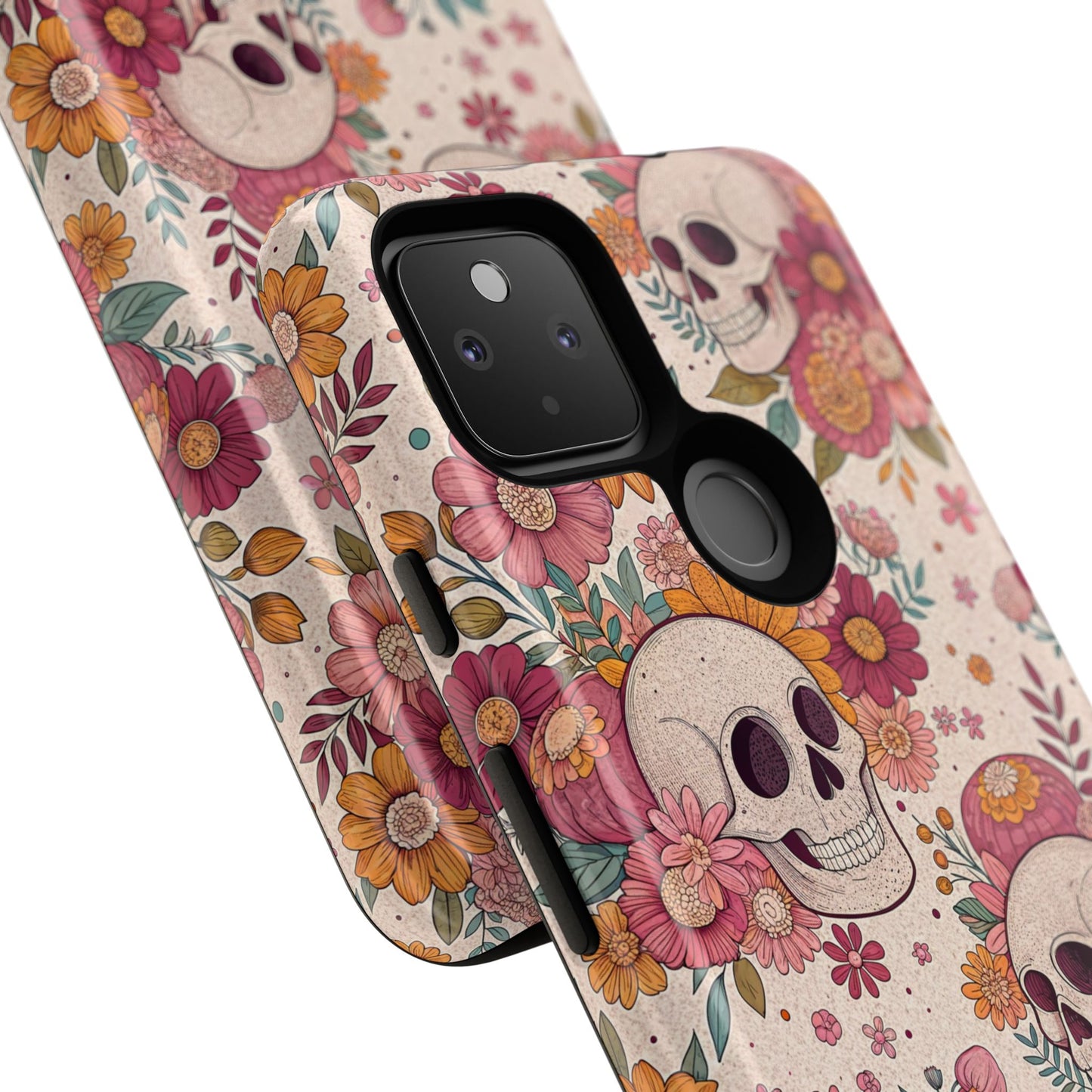 Floral Skull Google Pixel Case