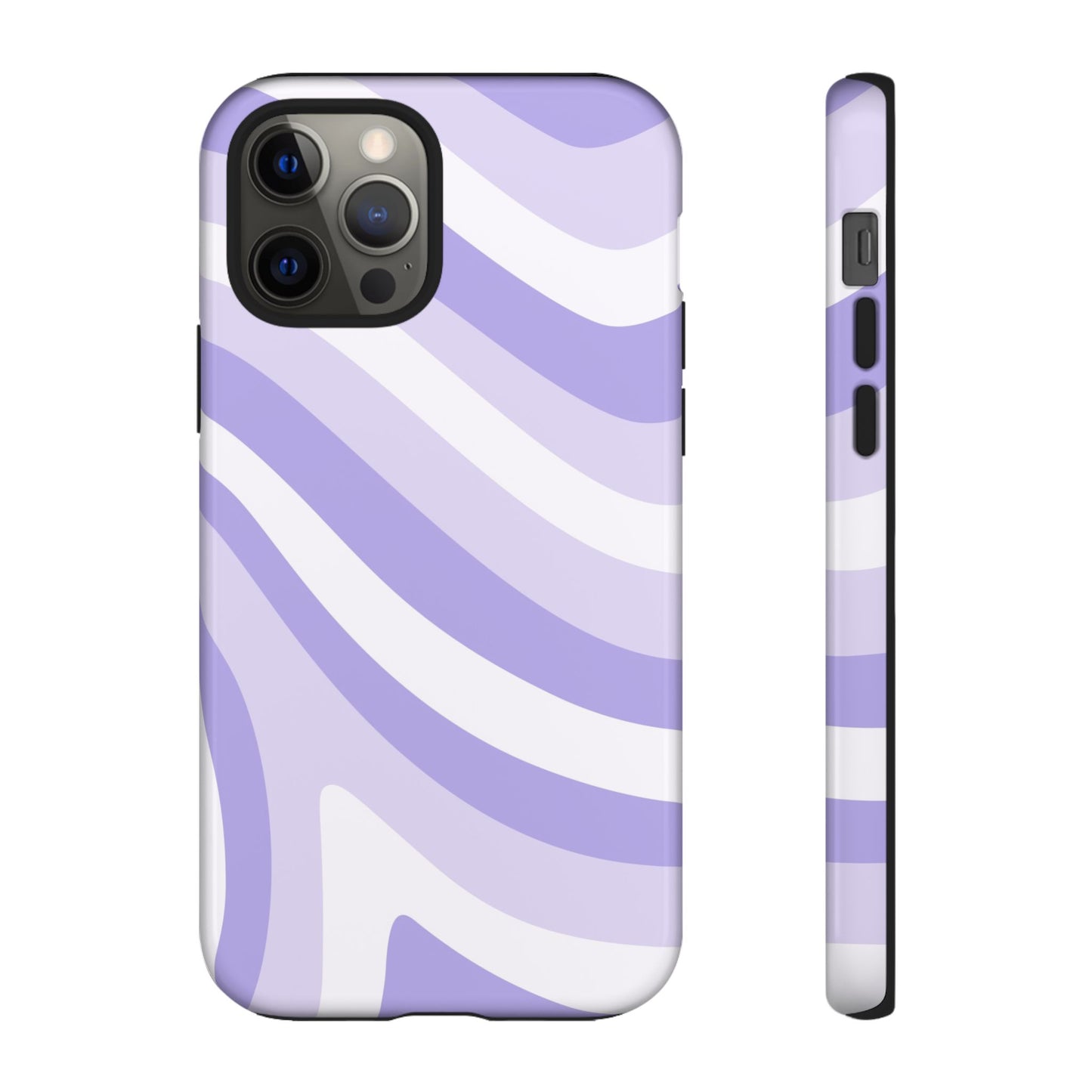Lavender Wave Abstract iPhone Case