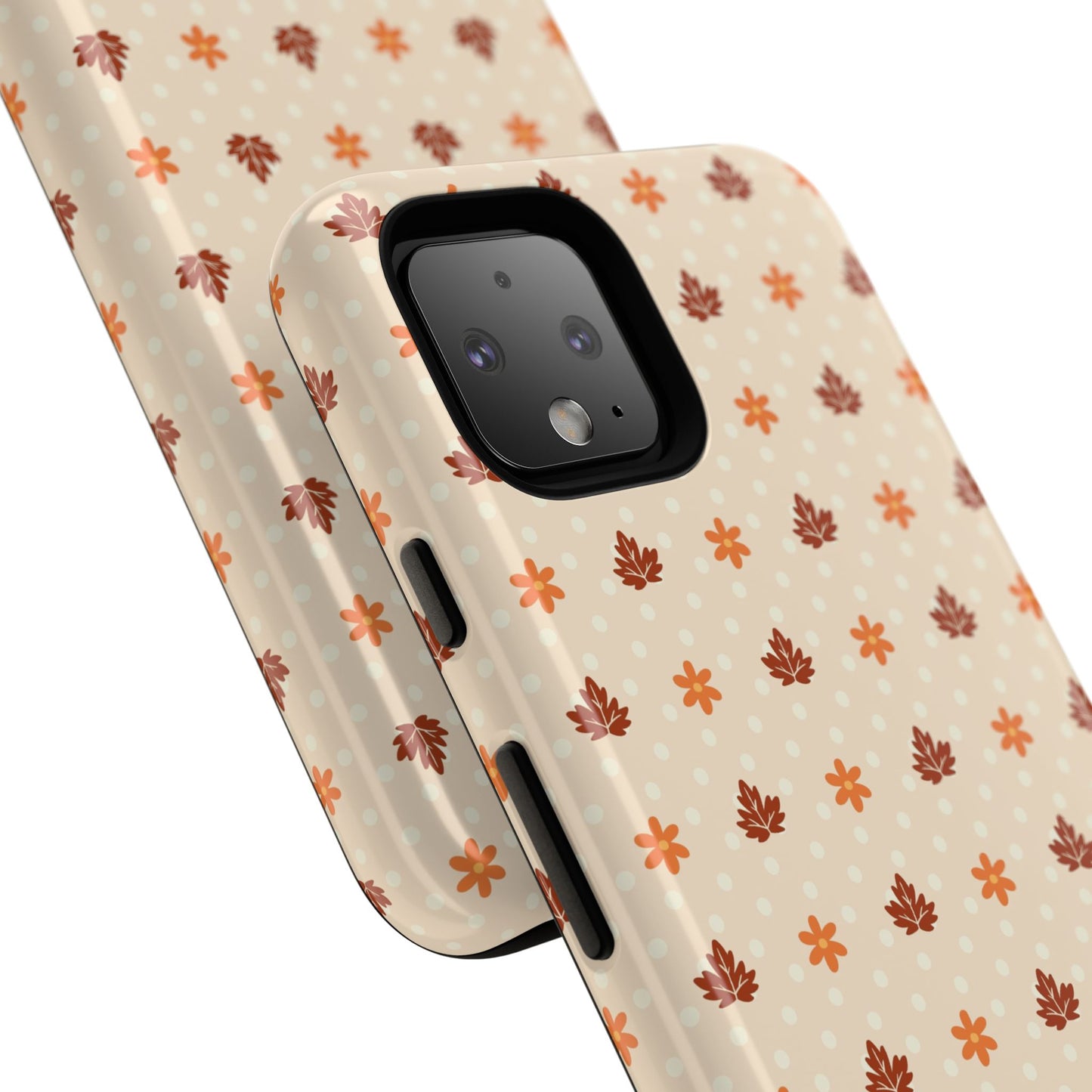 Beige Fall Floral Polka Dot Google Pixel Case