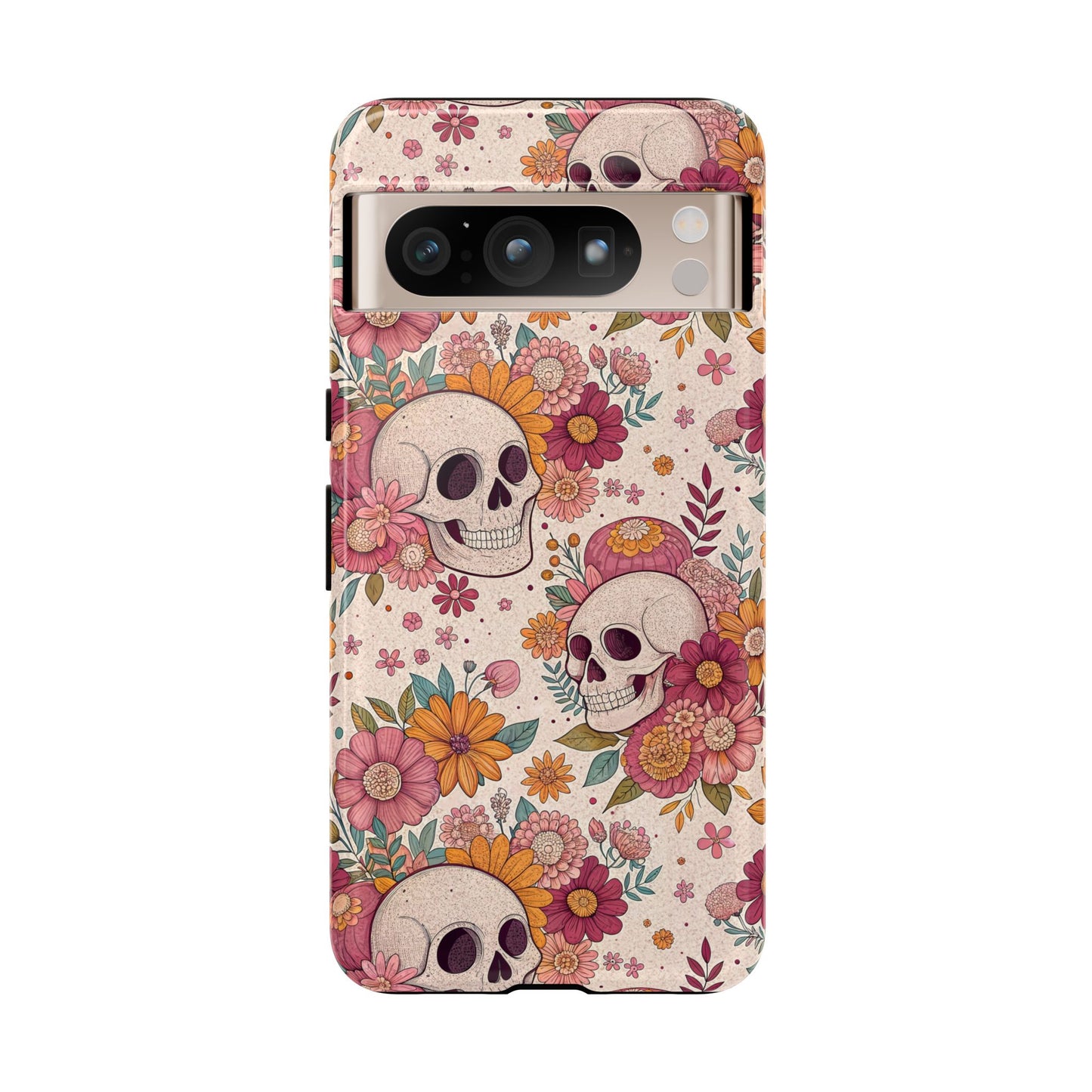 Floral Skull Google Pixel Case