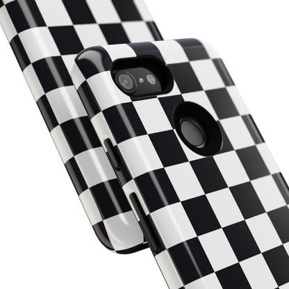 Black & White Checkerboard Google Pixel Case