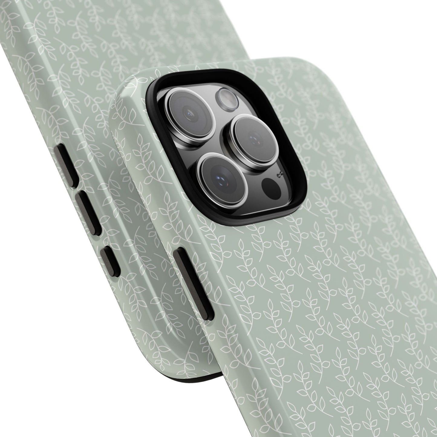 Minimal Leaf Print iPhone Case