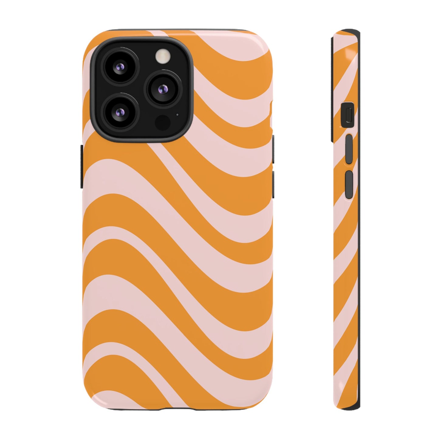 Retro Wavy Stripe iPhone Case