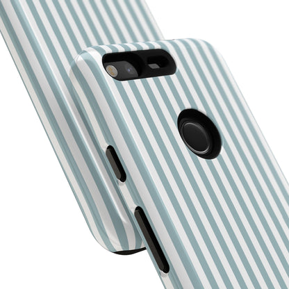 Blue & White Stripe Google Pixel Case