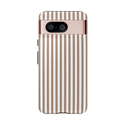 Beige & White Stripe Google Pixel Case